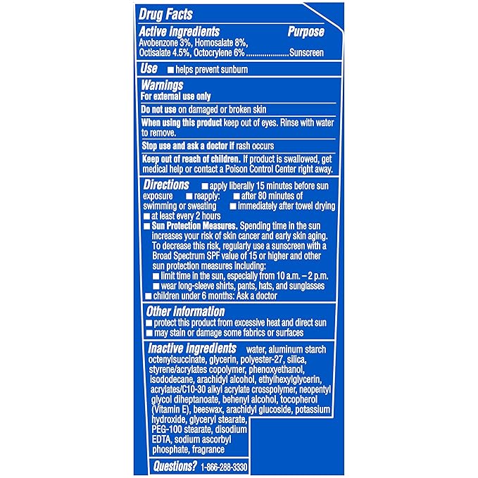 Coppertone SPORT Sunscreen SPF 30 Lotion, Water Resistant Sunscreen, Body Sunscreen Lotion, 7 Fl Oz