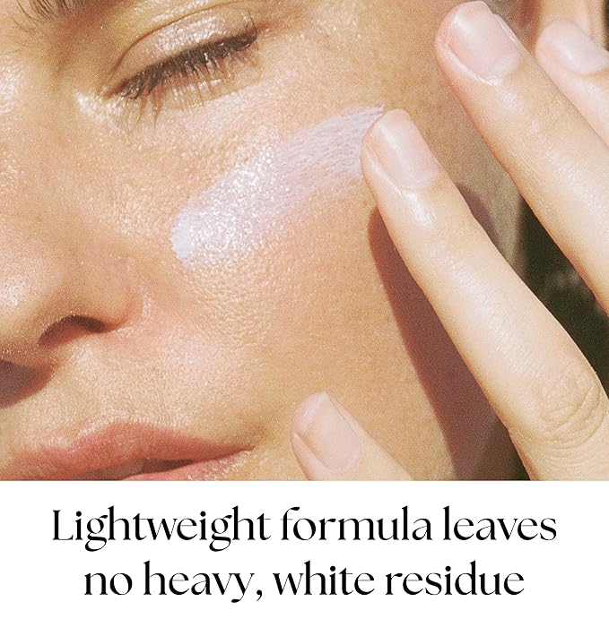 SPF 30 Mineral Sunscreen - Reef Friendly, Ocean Safe, Vegan Sunscreen Lotion for All Ages, No White Residue, Water-Resistant, 3.4 fl oz