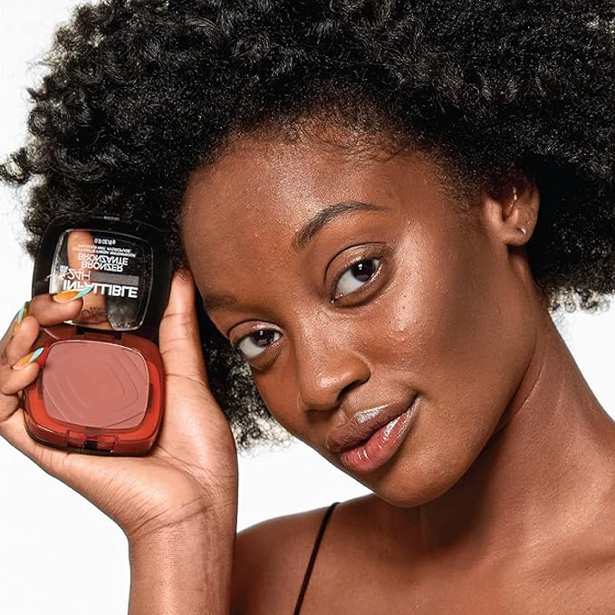 L'Oreal Paris Infallible Up to 24H Fresh Wear Soft Matte Longwear Bronzer. Waterproof, heatproof, Transfer, humidity and sweatproof, Deep Dark, 0.31 oz