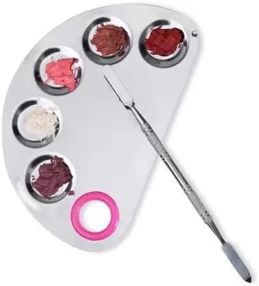 Stainless Steel Colour Professional 5 Paint Wells Palettes