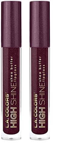 L.A. COLORS High Shine Lipgloss, Lavish CLG941 (Pack of 2)