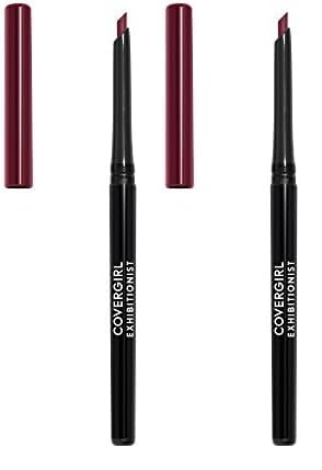 COVERGIRL - Exhibitionist All-Day Lip Liner, Retractable Tip, Easy application, Smudge, Transfer, Mask - Proof, 100% Cruelty-Free (Pack of 2)