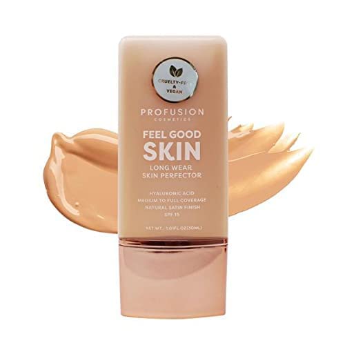 Profusion Cosmetics Lightweight Liquid Foundation for a Flawless Light 1