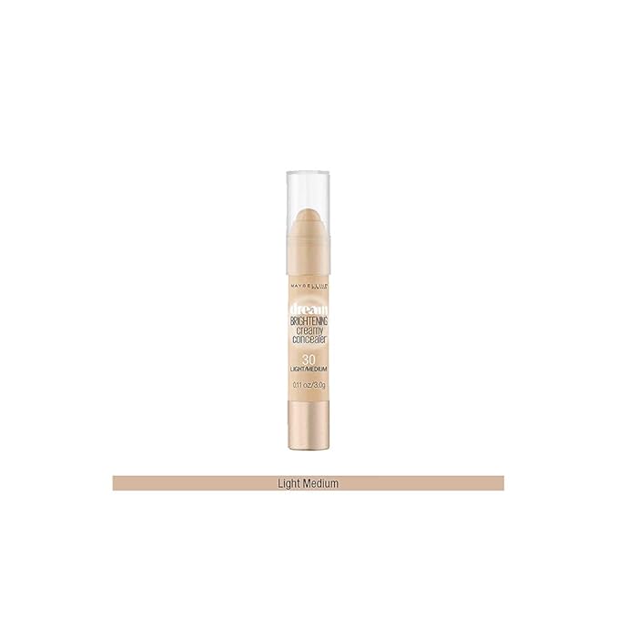 Maybelline Dream Brightening Creamy Concealer, Light/Medium, 0.11 oz. 0.11 oz