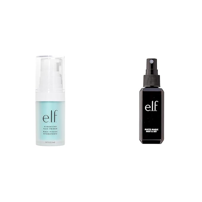 e.l.f Hydrating Face Primer, Lightweight, Long Lasting, Creamy, Mattifying, Revitalizes