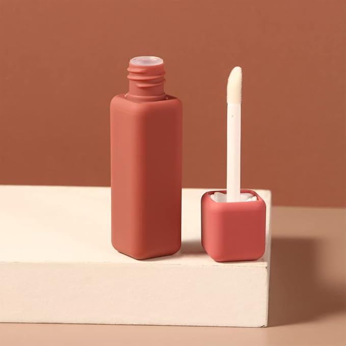 Leadigol 7-Piece Lip Gloss Set with Wand, Mini Cosmetic Containers, Cute Applicator, Lip Glaze Tube Holder, DIY Lipstick & Lipgloss