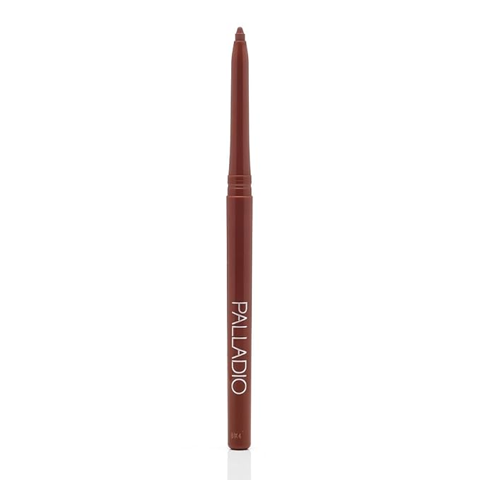 Palladio Retractable Waterproof Lip Liner High Pigmented and Creamy Color Slim Twist Up Smudge Proof Formula with Long Lasting All Day Wear No Sharpener Required, Sand, 1 Count