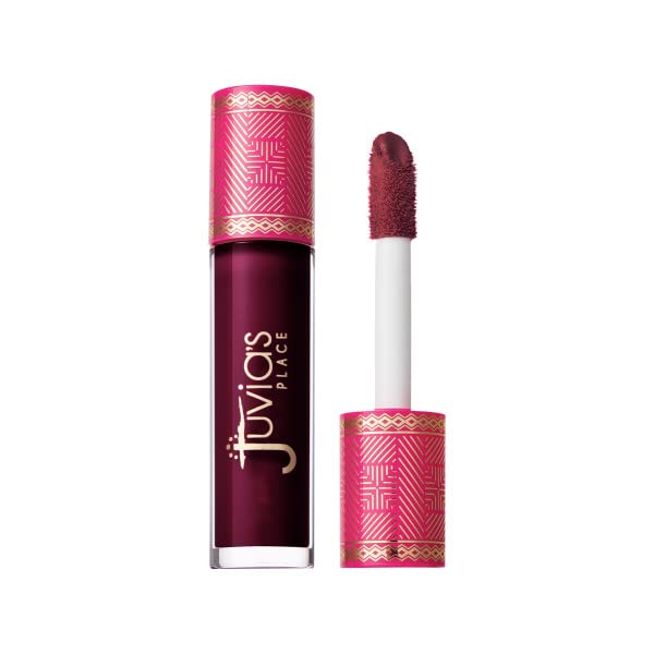 Juvia's Place Lip Gloss Reflect Maroon, Long Lasting Hydrating The Reds & Berries 0.16 oz