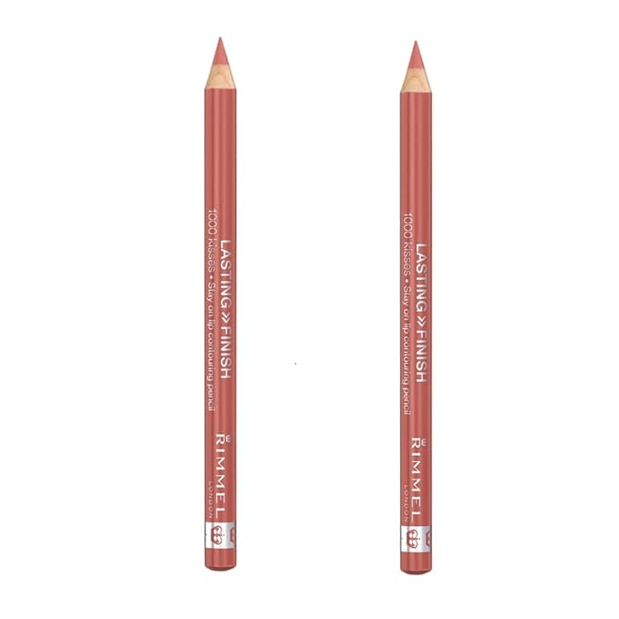 Rimmel Pack of 2 1000 Kisses Lip Liner,