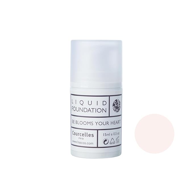 [Courcelles] Liquid Foundation (0.507oz) [K-Beauty] Made in Korea (NO.100-White Pink) 15ml