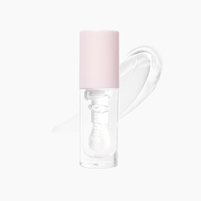 MAEPEOR Clear Glossy Lipgloss 5 Colors Nourishing High-shine Glossy Lipgloss Luscious-colors Non-Sticky Shine Glossy Lipgloss (Clear)