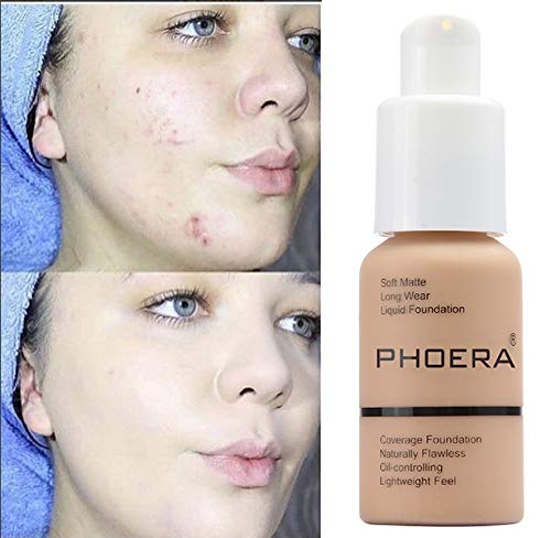2 Pack PHOERA Foundation 102# Nude and 103#