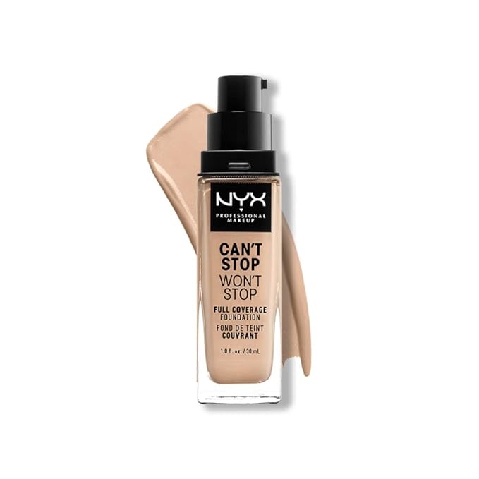 NYX PROFESSIONAL MAKEUP Can't Stop Won't Stop Foundation, - Vanilla