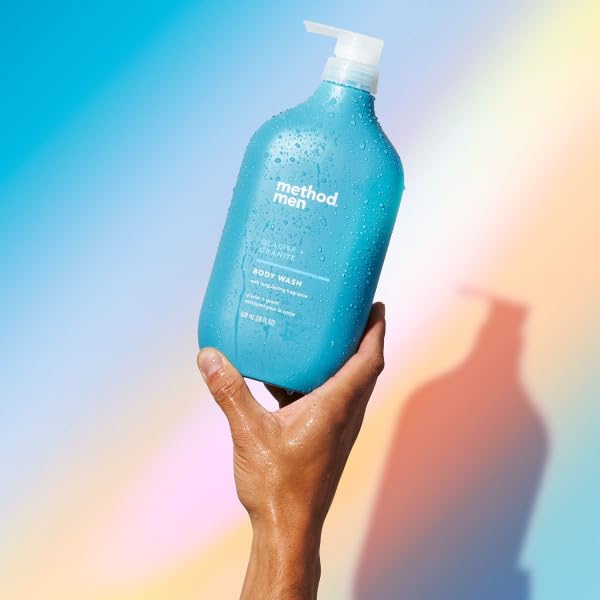 Method Men Body Wash, Glacier + Granite, Paraben and Phthalate Free, 28 FL Oz (Pack of 1)