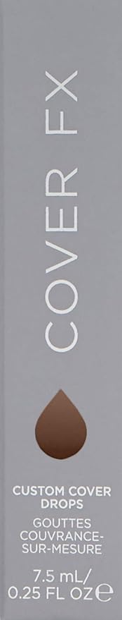 COVER FX Custom Cover Drops, Multi-Use Shade-Adjusting Liquid Deep 3