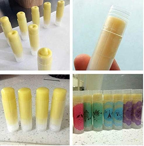 12 Pieces Clear Plastic Empty Lip Bottle