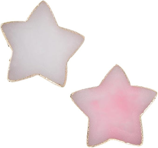 Nail Polish Palette, 2Pcs Resin Nail Art Palette,