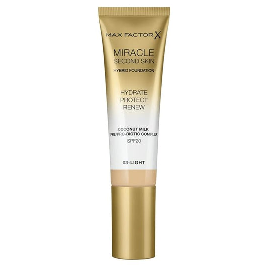 Max Factor Miracle Second Skin Foundation SPF 20-03 1.01 oz
