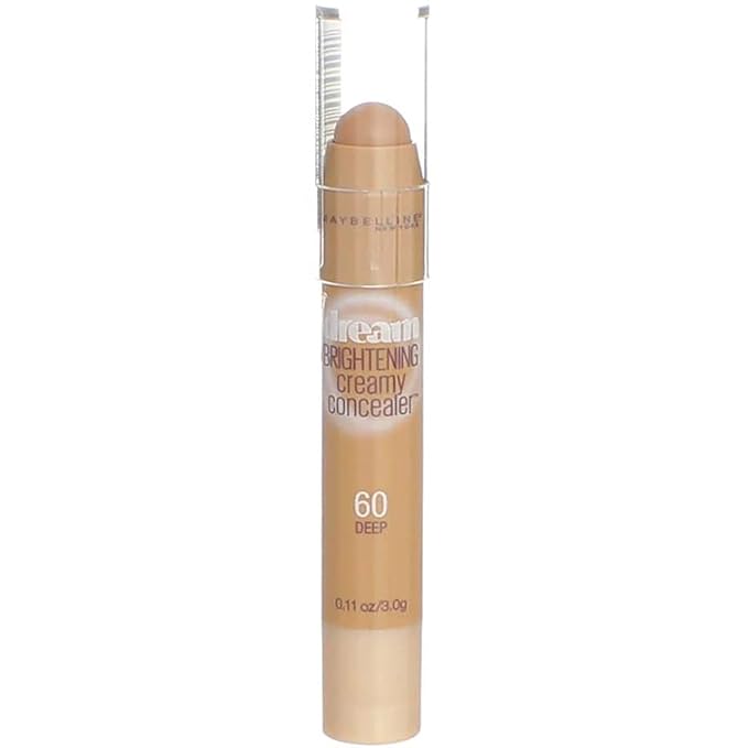 Maybelline New York Dream Brightening Creamy Concealer, Deep, 0.11 oz