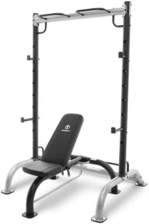 Marcy Multipurpose Utility Weight Bench – Adjustable Backrest Positions SB-10900 Black 9.25 x 17.50 x 42.00"
