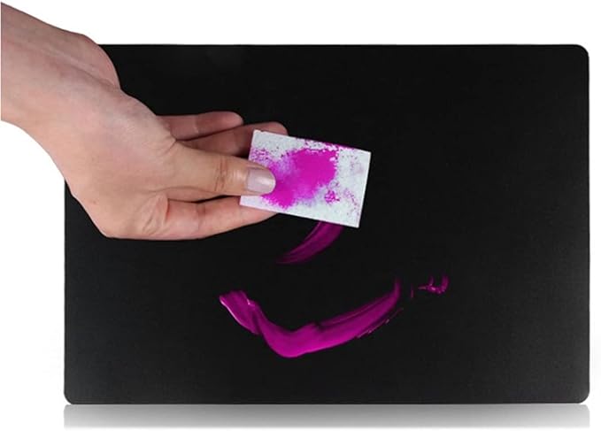 10Sheets Plastic Nail Art Palette Nail Painting Board