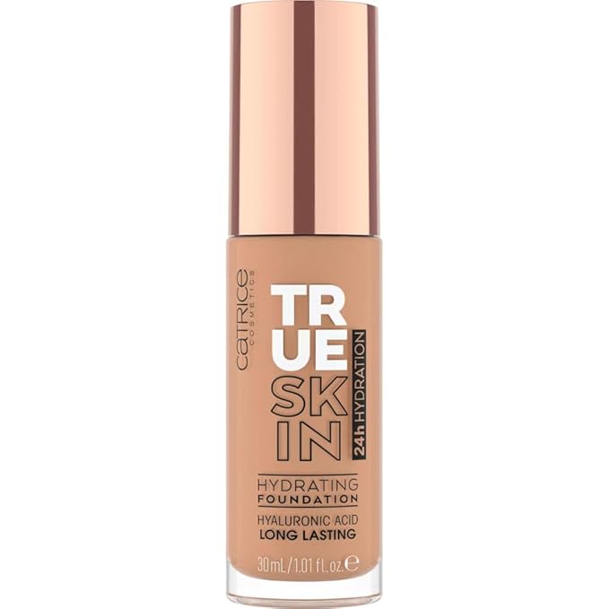 Catrice | True Skin Hydrating Foundation | Lightweight Warm Toffee)