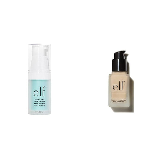 e.l.f., Hydrating Face Primer, Lightweight, Long Lasting, Creamy, Beige|0.68 Fl
