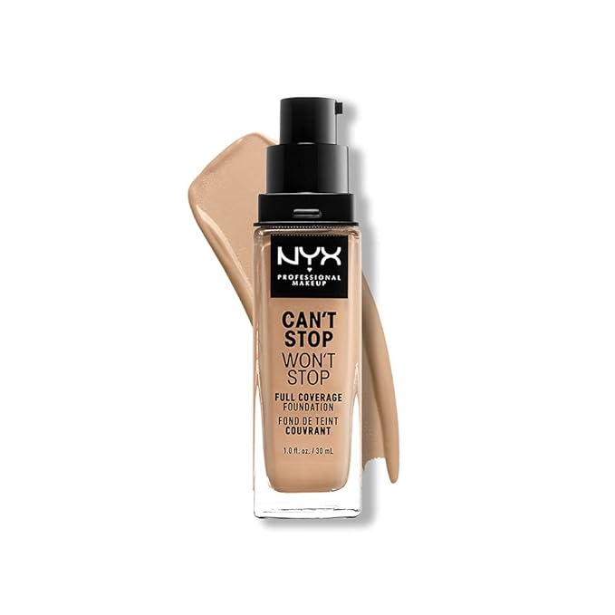 NYX PROFESSIONAL MAKEUP Can't Stop Won't Stop Foundation, True Beige