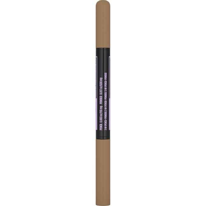Maybelline Express Brow 2-In-1 Pencil and Powder Eyebrow Makeup, Blonde, 1 Count