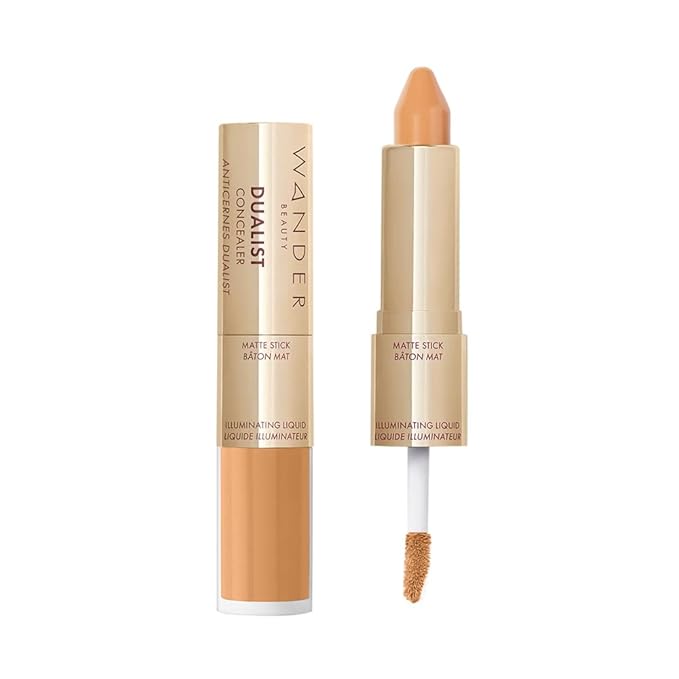 Wander Beauty Dualist Matte and Illuminating Concealer Makeup 0.28 fl oz