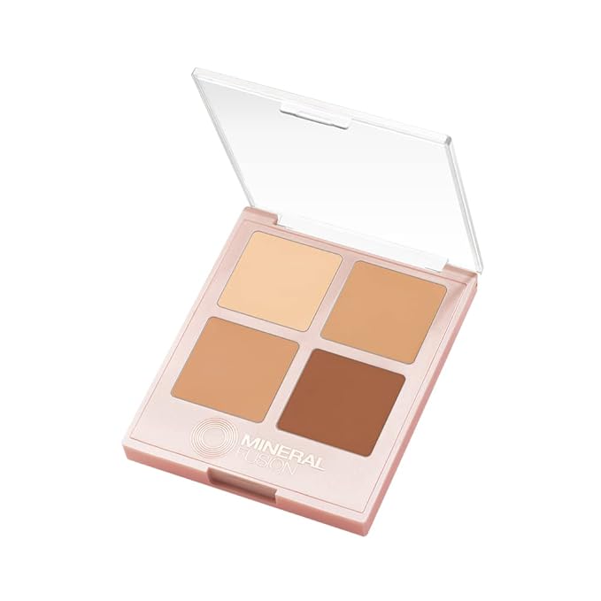 Mineral Fusion Concealer Palette, Warm to Deep, Decadence,