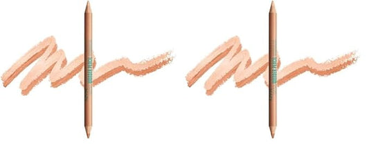 NYX PROFESSIONAL MAKEUP Wonder Pencil, Multi-Use Micro Highlighter & Concealer Stick - Warm Deep (Pack of 2)