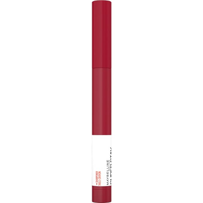 Maybelline Super Stay Ink Crayon Matte Longwear Lipstick Makeup, 125 Check Yourself, 0.04 oz