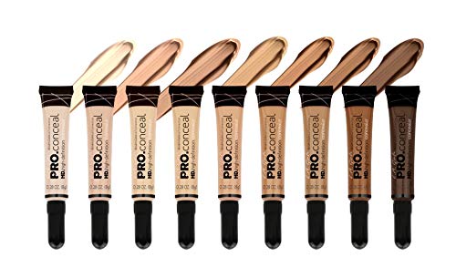 L.A. Girl Pro Conceal HD Concealer, Medium Bisque, 0.28 Ounce