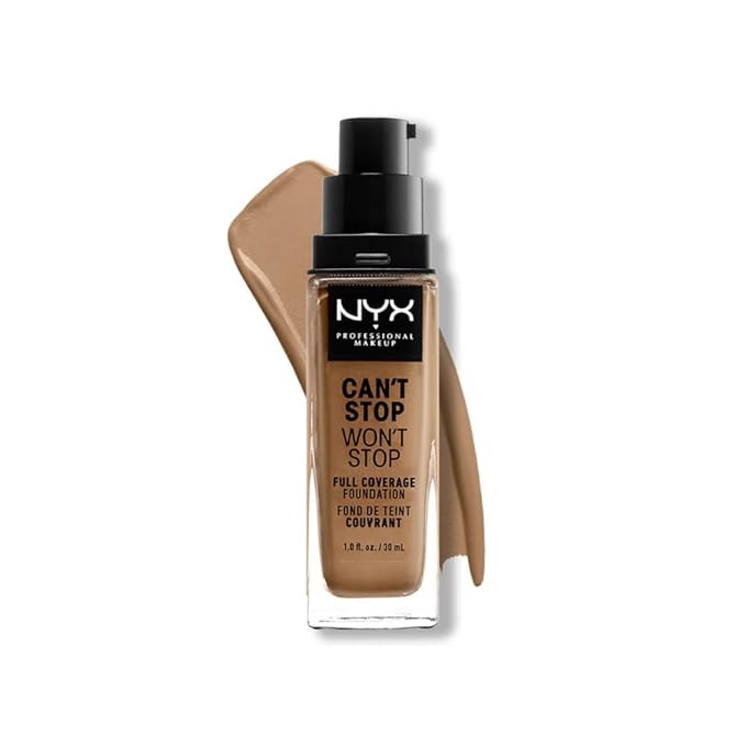 NYX PROFESSIONAL MAKEUP Can't Stop Won't Stop Foundation, - Caramel