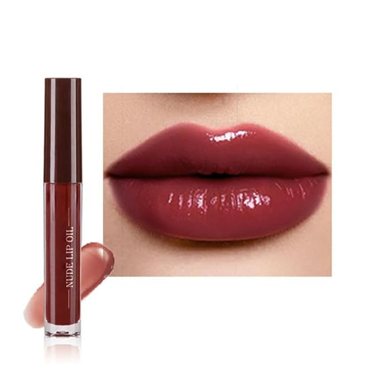 Hydrating Lip Glow Oil, Plumping Lip Oil, Tinted Lip Plumper Gloss,Younger-Looking Lips | Nourishing Long Lasting Non-Sticky Hydrating & Smoothing Lip Treatment Cruelty Free 11#