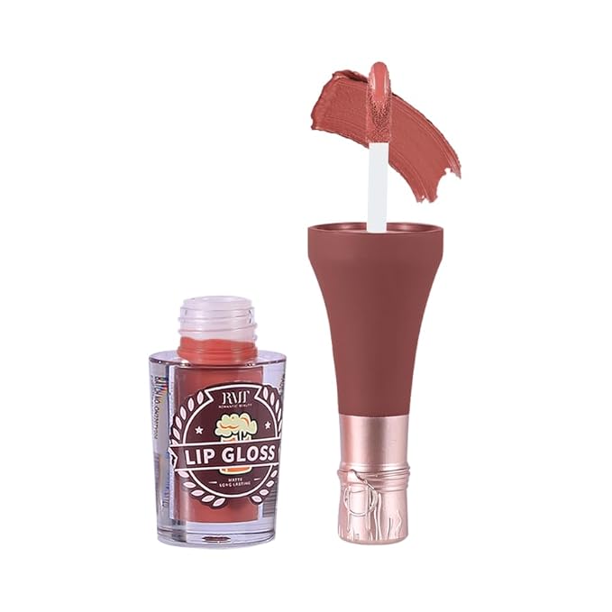 Nude Tined Long Lasting Matte Lipgloss in Bottle Shape Container (06)