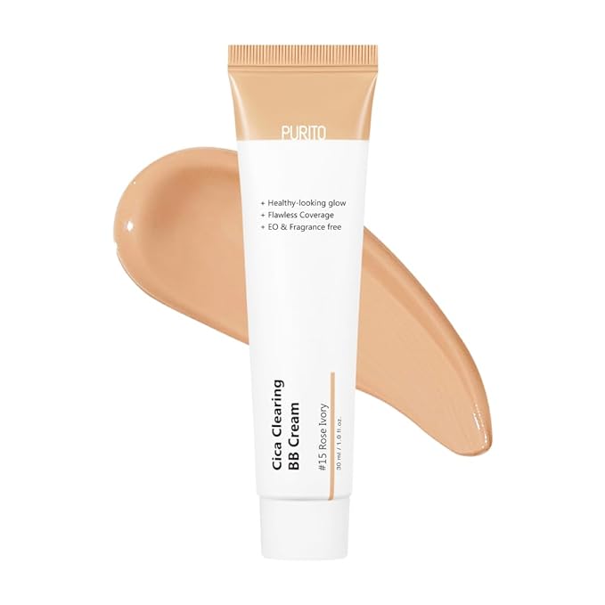 PURITO Cica Clearing BB Cream #15 Rose Ivory 30ml