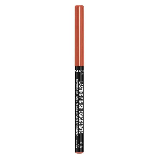 Rimmel Lasting Finish Exaggerate Automatic Lip Liner - Rich, Smooth Formula, Long Lasting - 018 Rose Addiction, .01oz