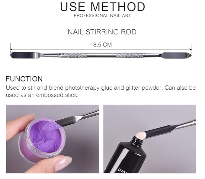 7.2 inches Pro Stainless Steel Make Up Spatula