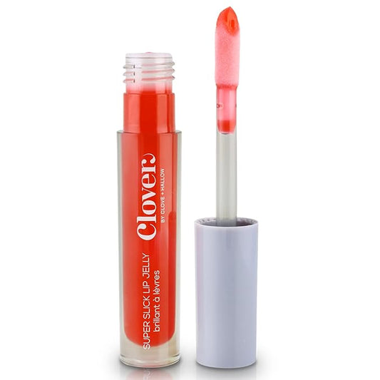 Clover Super Slick Lip Gloss | Non Sticky Lip Jelly, Moisturizing And Hydrating Pigmented Lip Gloss | Cruelty-Free & Vegan Lip Makeup | Shade - Smitten