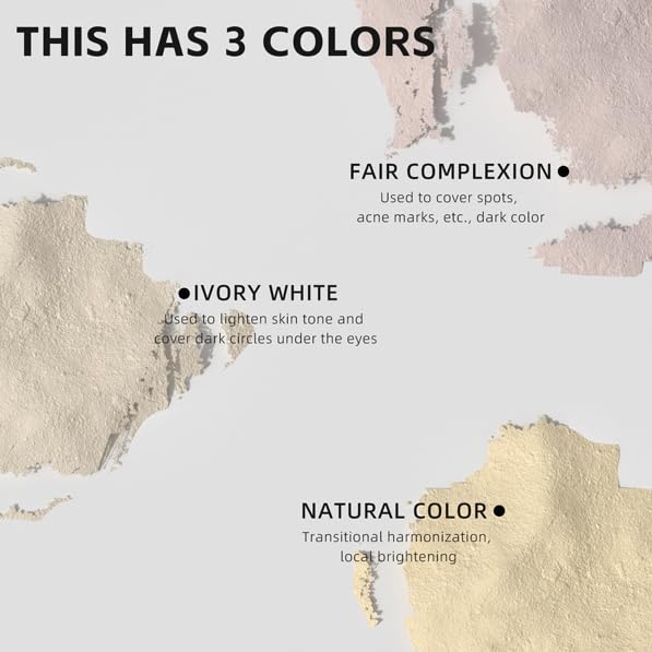 Loose Face Powder, Oil Control Minimizes Pores and , (Ivory) 15g