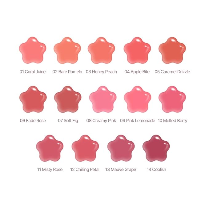 dasique Pure Water Lip Gloss 0.09 oz | Variety of Colors | Dewy Gloss | Buildable Gloss Tesxture | Non-Sticky | K-beauty (#11 Misty Rose)