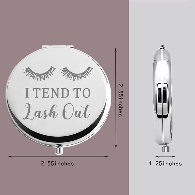 TGBJE Eye Lash Pocket Mirror Lashes