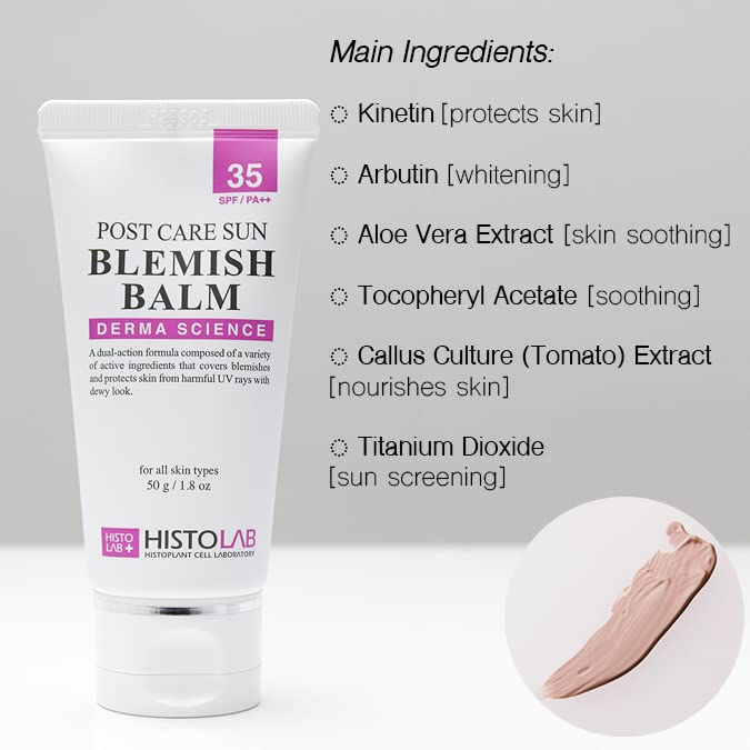HISTOLAB Blemish Balm Best BB Cream Korean Food For Face Blemish Skin Care Healer (Post Laser Sun BB Cream)