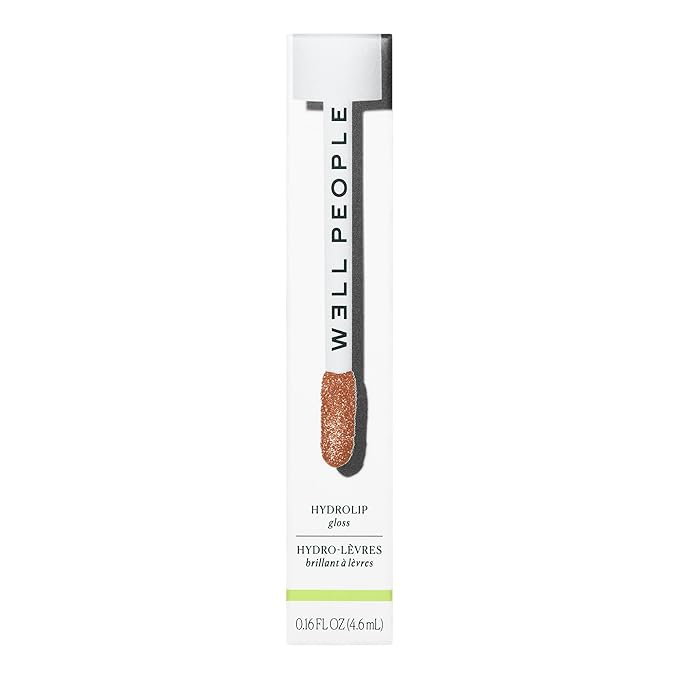 Well People Hydrolip Gloss, Lip Plumping Gloss For Sheer Color, Smooths & Hydrates Lips, Made With Jojoba Oil, Vegan & Cruelty-free, Nudist (Pack of 2)