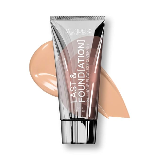 WUNDERBROW Full Coverage Foundation, Last & Found[ation] – Waterproof, Sand