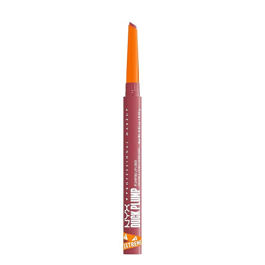 NYX PROFESSIONAL MAKEUP Duck Plump Plumping Lip Liner, Matte Pencil With Up To 10HR Wear, Pinkjection (Pink Lip Liner)