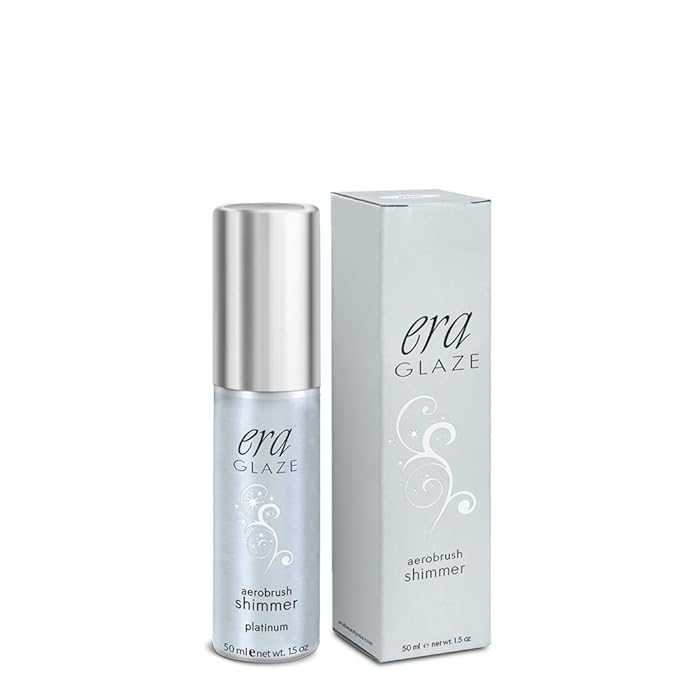 ERA Beauty Everyday Foundation Makeup, Platinum Era Glaze Shimmer,1.5 Ounce