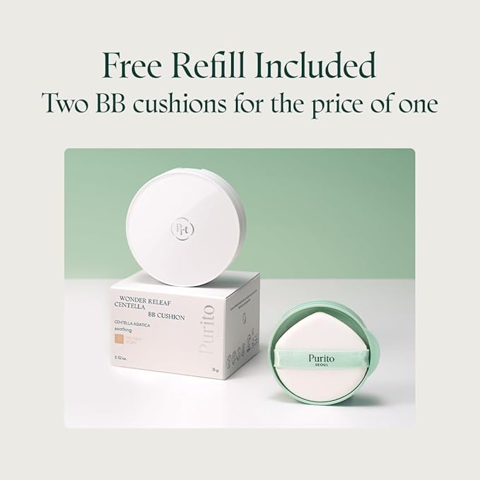 PURITO SEOUL Wonder Releaf Centella BB Cushion #13 0.52 fl.oz 15g